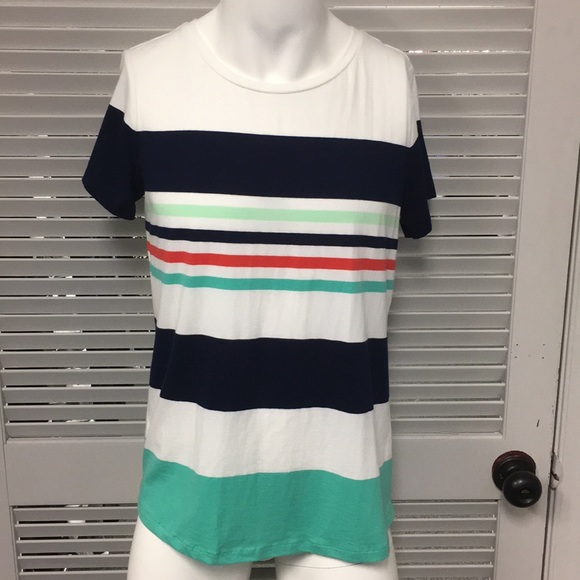 Crown & Ivy Jade Essential Signature Striped Shirt - Picture 1 of 4